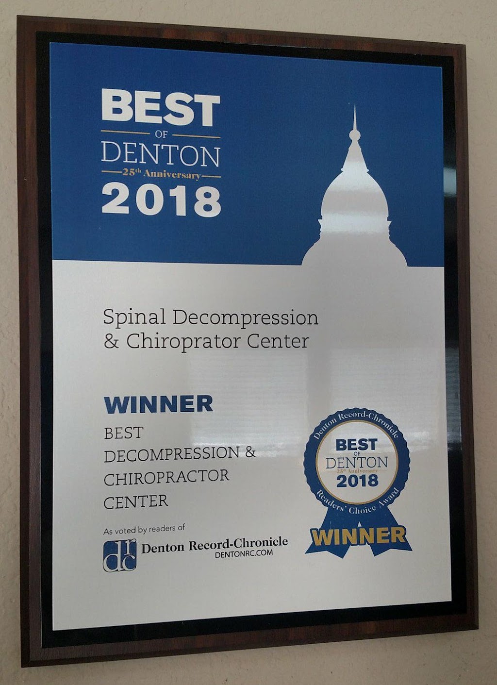 The Spinal Decompression & Chiropractic Center | 2500 Lillian Miller Pkwy, Denton, TX 76210, USA | Phone: (940) 484-6336