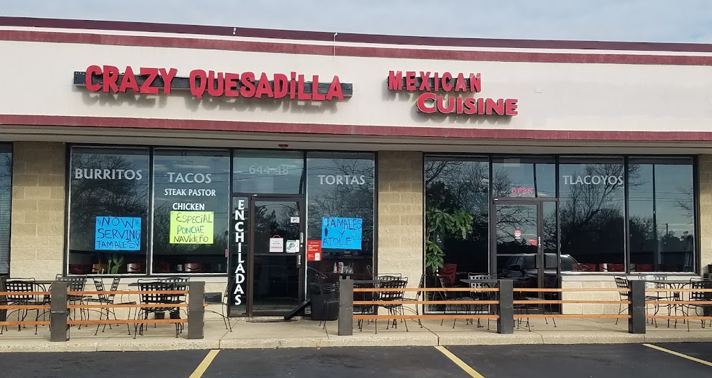 Crazy Quesadilla Mexican restaurant | 644 E Golf Rd, Arlington Heights, IL 60005, USA | Phone: (224) 875-7355