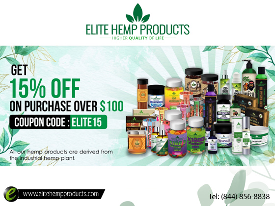 Elite Hemp Products | 8411 W Oakland Park Blvd #300, Sunrise, FL 33351, United States | Phone: (844) 856-8838