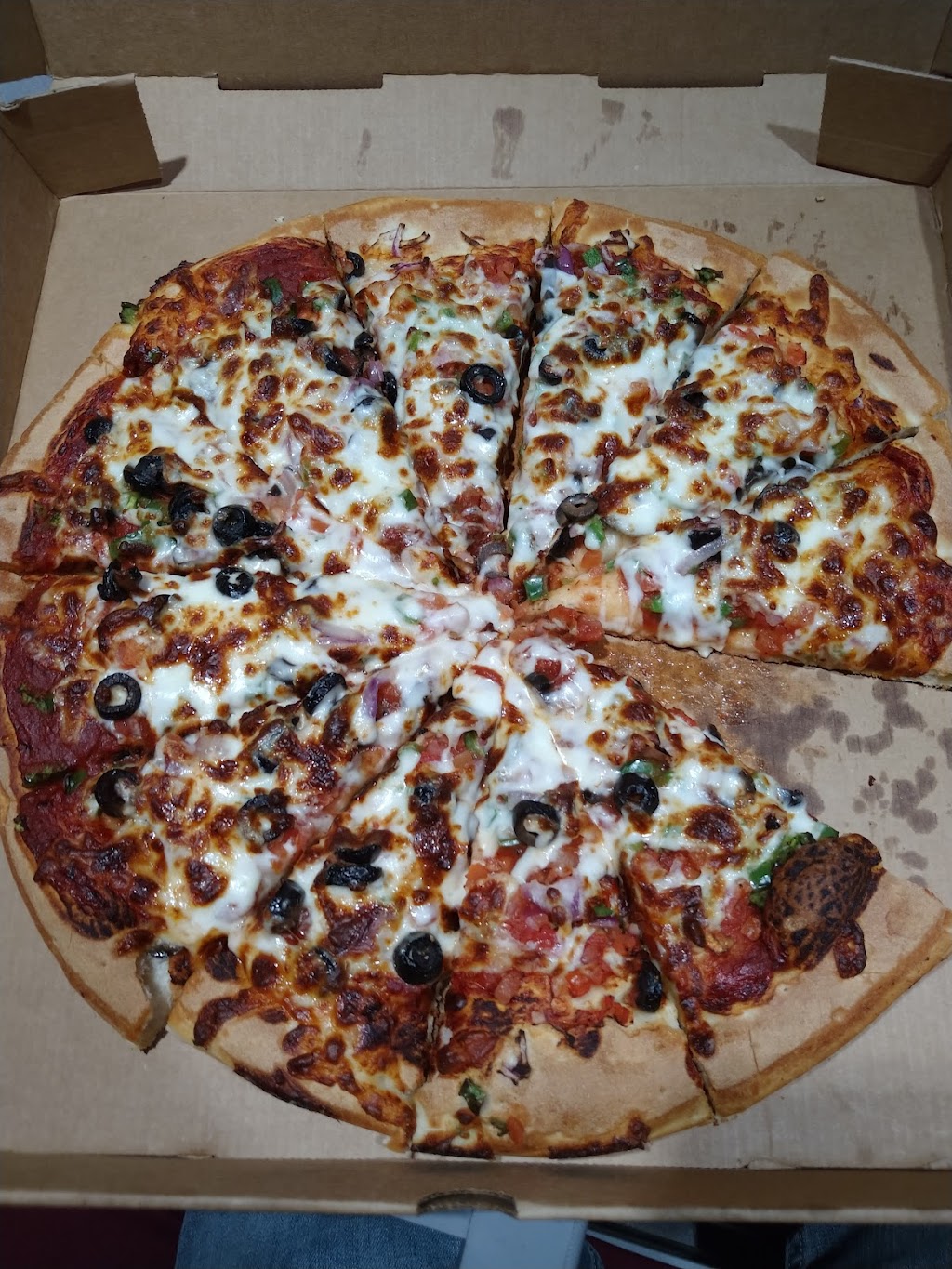 Godfathers Pizza Express | 23845 Rogers Clark Blvd, Ruther Glen, VA 22546, USA | Phone: (804) 428-3583