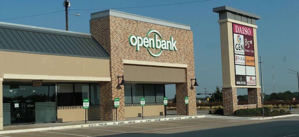 Open Bank - Carrollton | 2540 Old Denton Rd #314, Carrollton, TX 75006, USA | Phone: (972) 236-2000