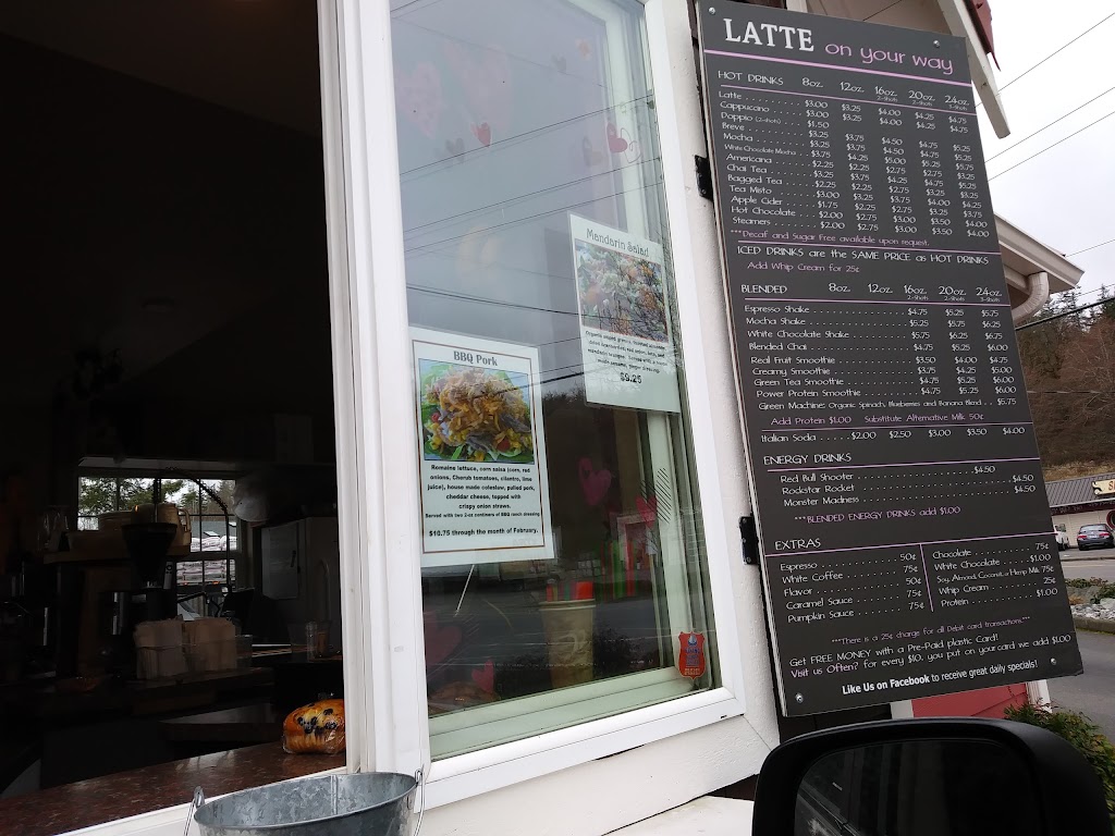 Latte on Your Way | 19440 Viking Ave NW, Poulsbo, WA 98370, USA | Phone: (360) 930-0224