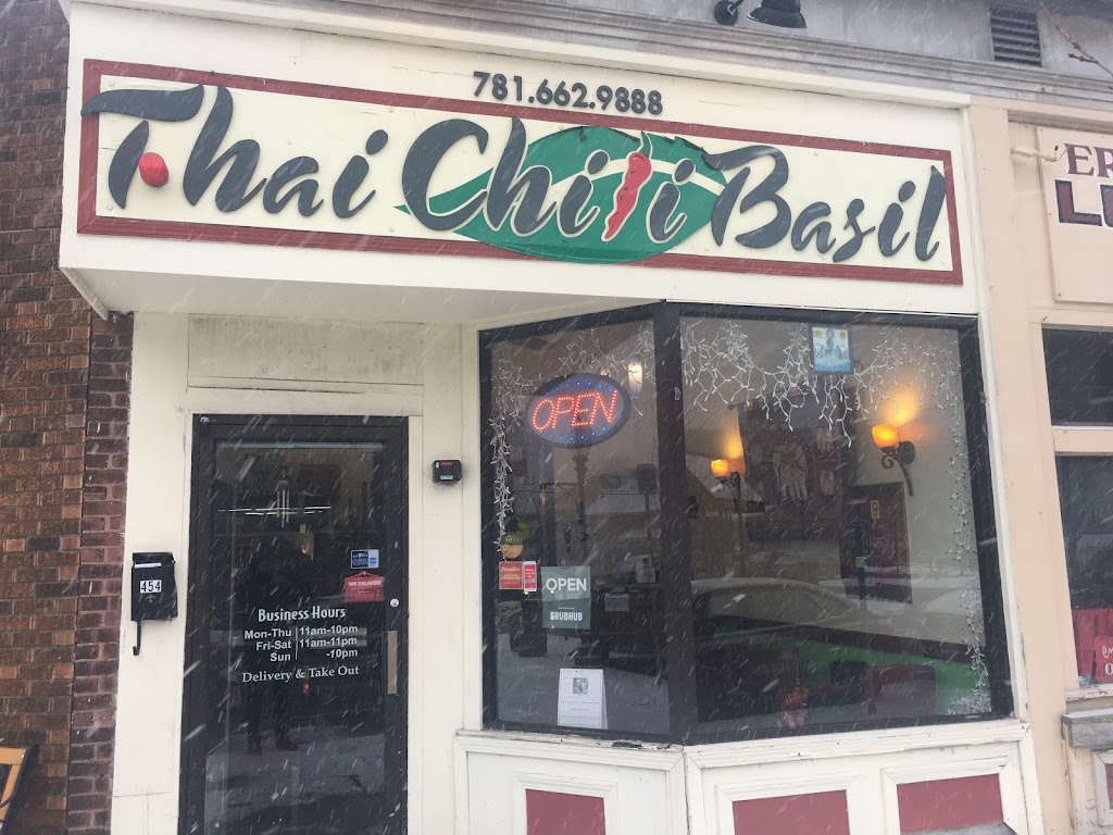Thai Chili Basil Restaurant | 454 Franklin St, Melrose, MA 02176, USA | Phone: (781) 662-9888