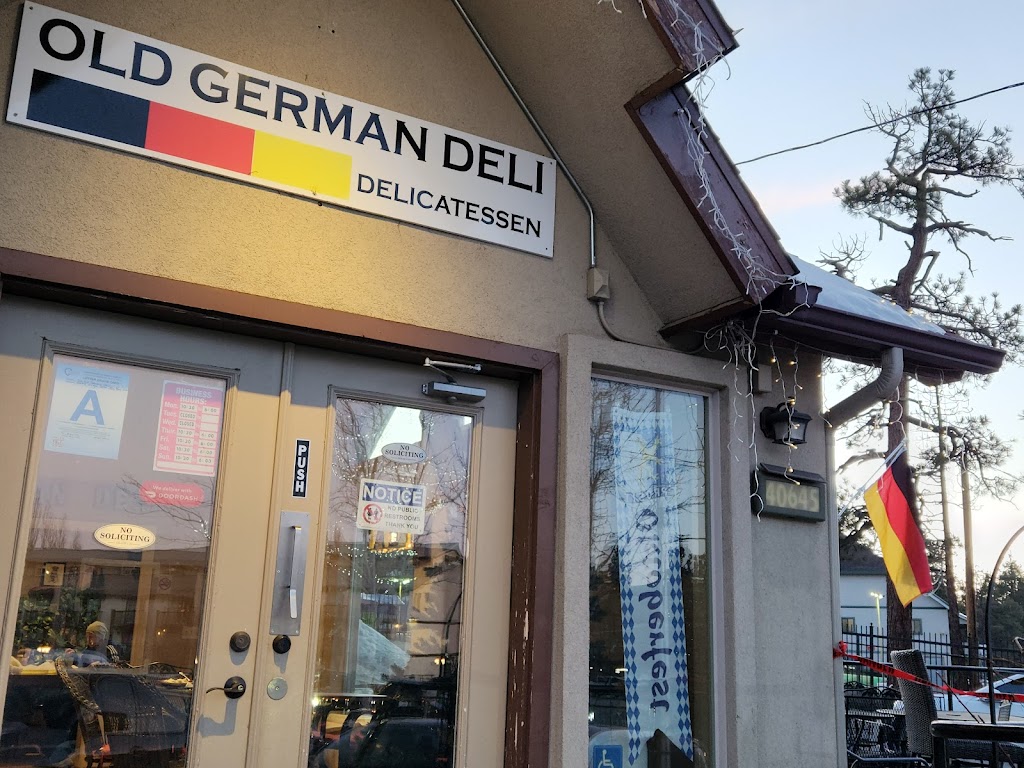 The Old German Deli | 40645 Village Dr, Big Bear Lake, CA 92315, USA | Phone: (909) 878-0515