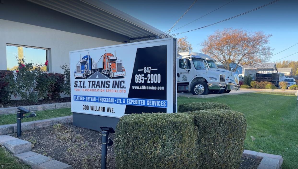 S.T.I. Trans, Inc | 300 Willard Ave, Elgin, IL 60120, United States | Phone: (847) 695-2900