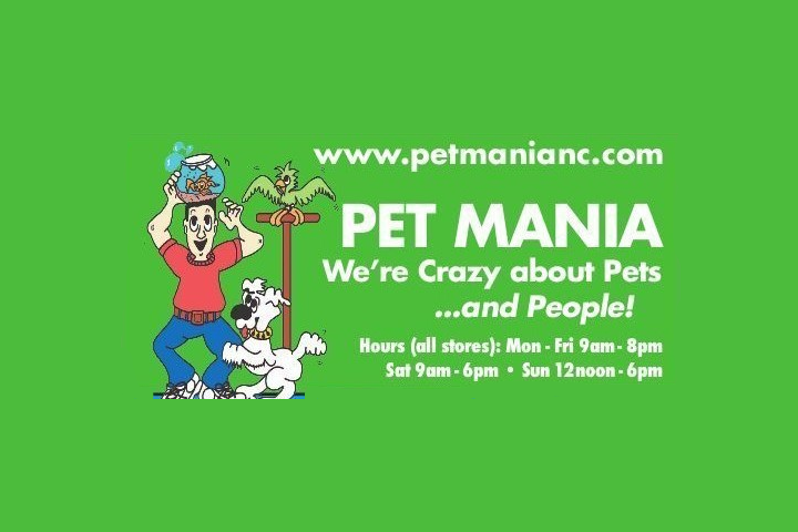 Pet Mania | 3659 SW Cary Pkwy, Cary, NC 27513, USA | Phone: (919) 650-3308