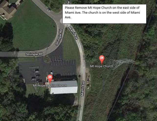 Mt Hope Baptist Church | 9200 Strimple Rd, Harrison, OH 45030, USA | Phone: (513) 367-0450