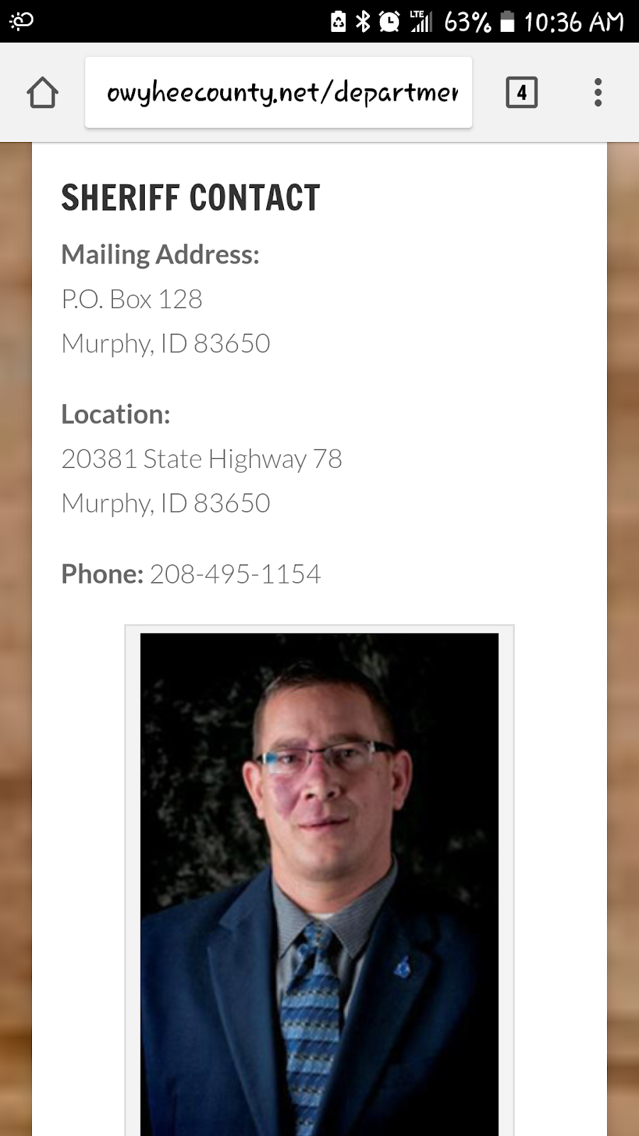 Owyhee County Sheriffs Office | 20381 ID-78, Murphy, ID 83650, USA | Phone: (208) 495-1154