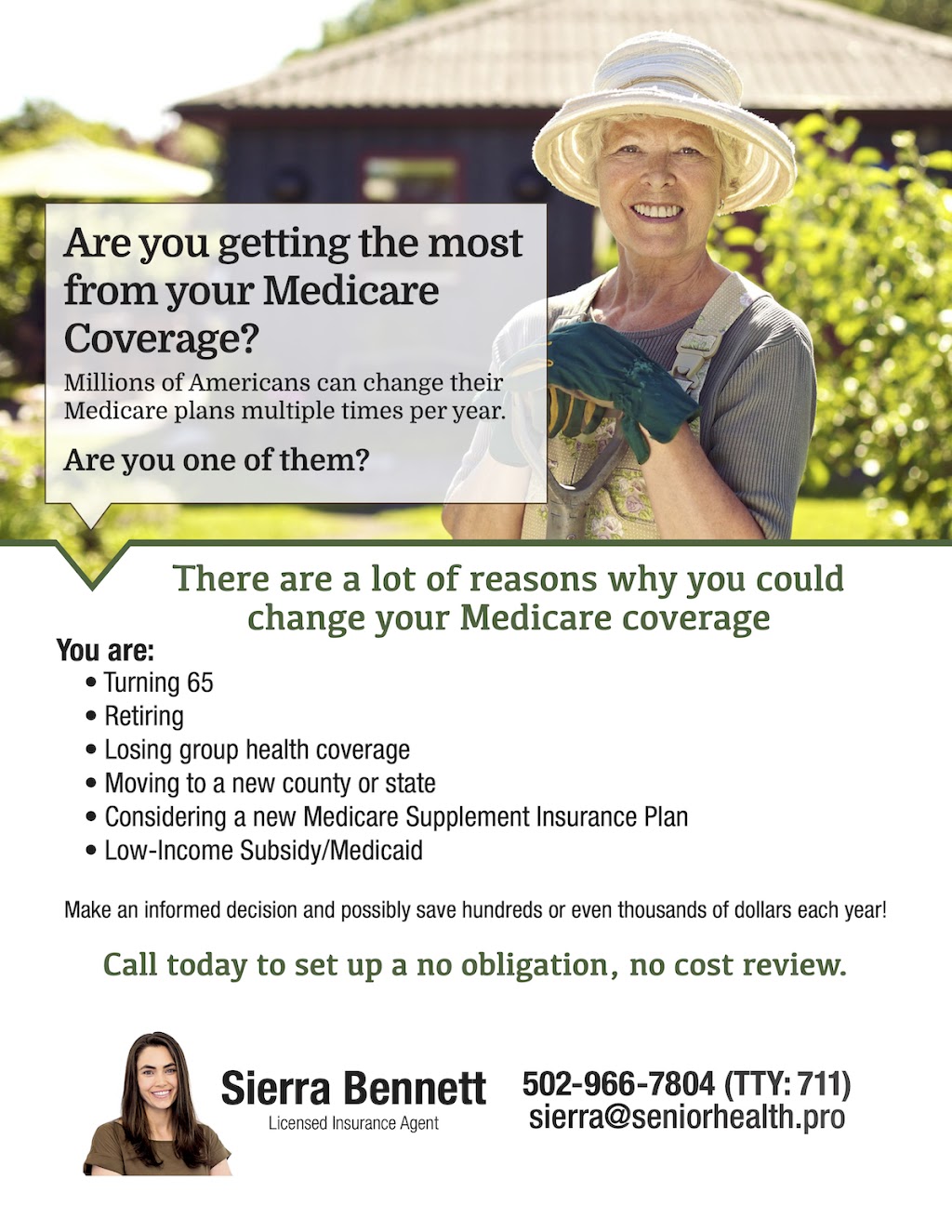 Senior Health - Medicare Insurance Agency | 7801 Pine Ridge Rd, Louisville, KY 40241, USA | Phone: (502) 966-7810