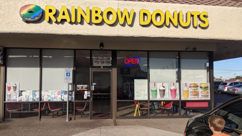 Rainbow donuts | 2855 W Cactus Rd UNIT 4, Phoenix, AZ 85029, USA | Phone: (602) 866-1441