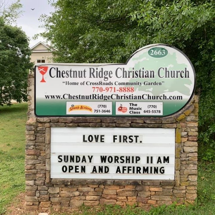Chestnut Ridge Christian Church | 2663 Johnson Ferry Rd, Marietta, GA 30062, USA | Phone: (770) 971-8888