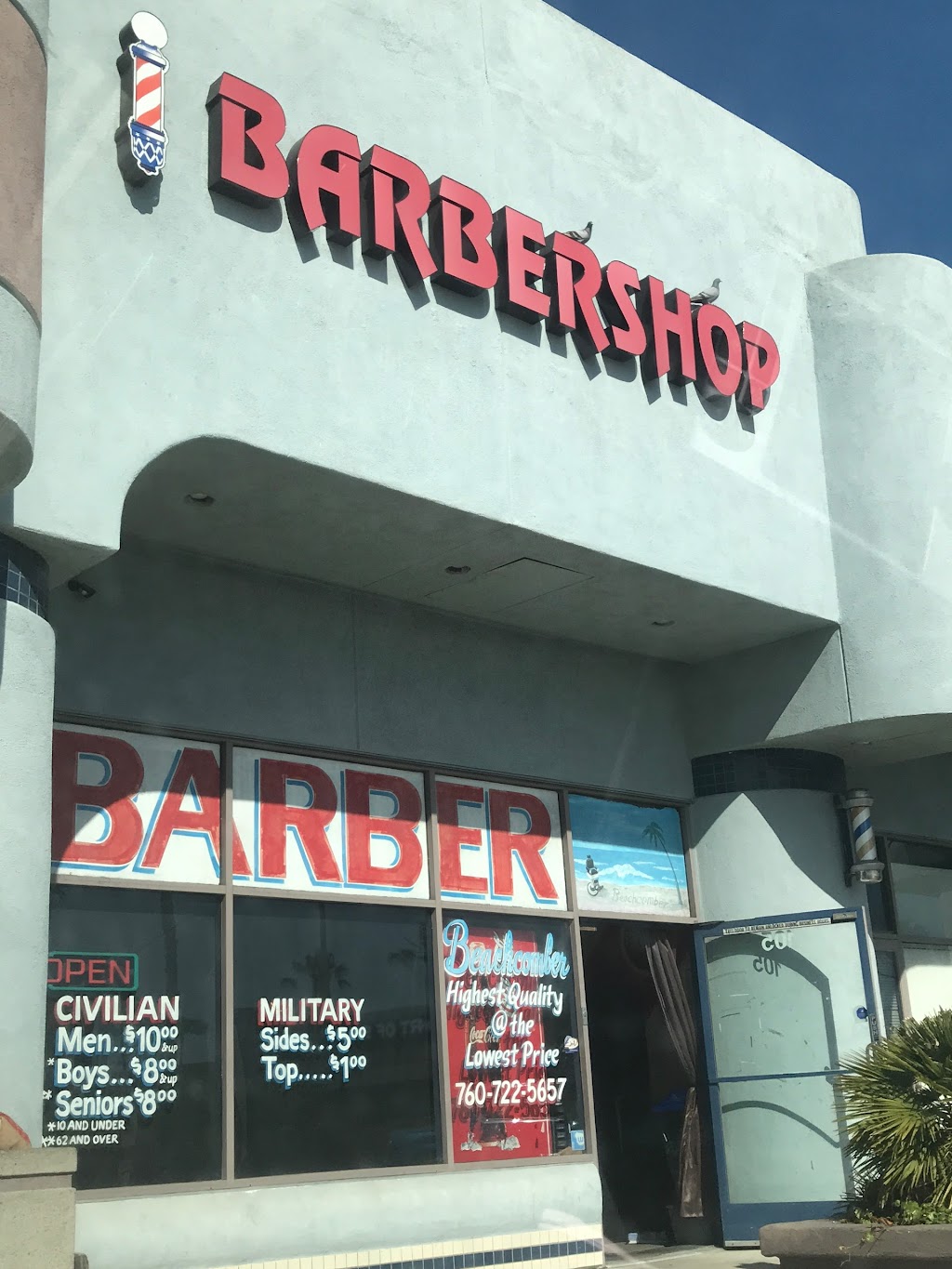 Beachcomber Barber Shop | 518 Oceanside Blvd, Oceanside, CA 92054, USA | Phone: (760) 722-5657