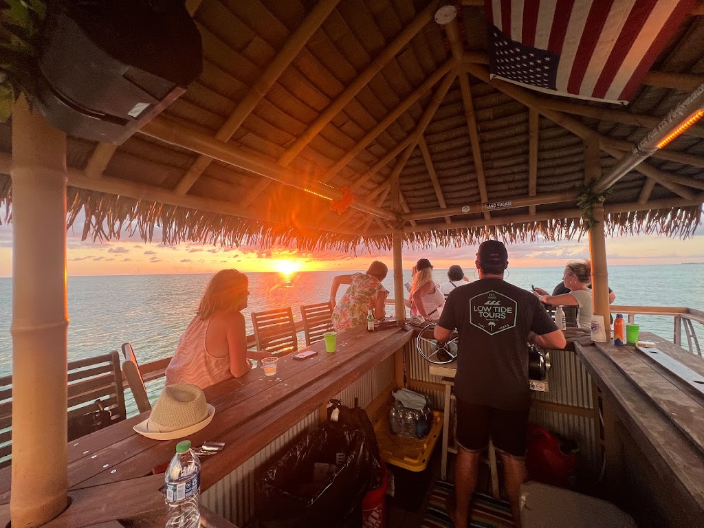 Low Tide Tours Tiki Boat | 1505 Ken Thompson Pkwy, Sarasota, FL 34236, USA | Phone: (941) 405-0045