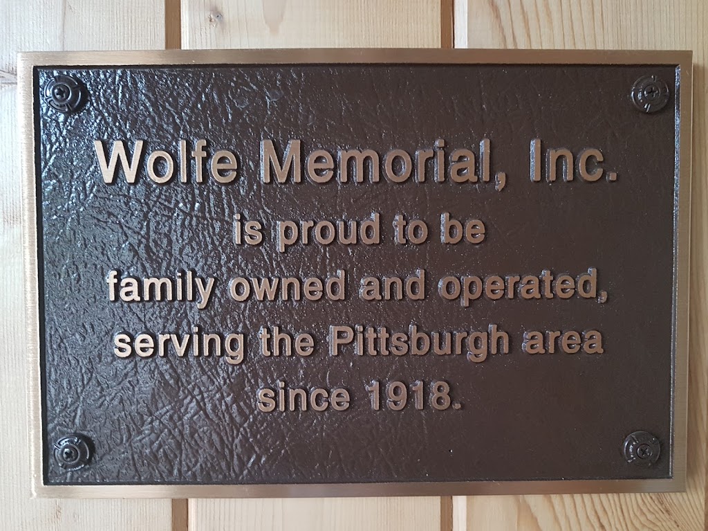 Wolfe Memorial, LLC | 3604 Greensburg Pike, Pittsburgh, PA 15221, USA | Phone: (412) 731-5001