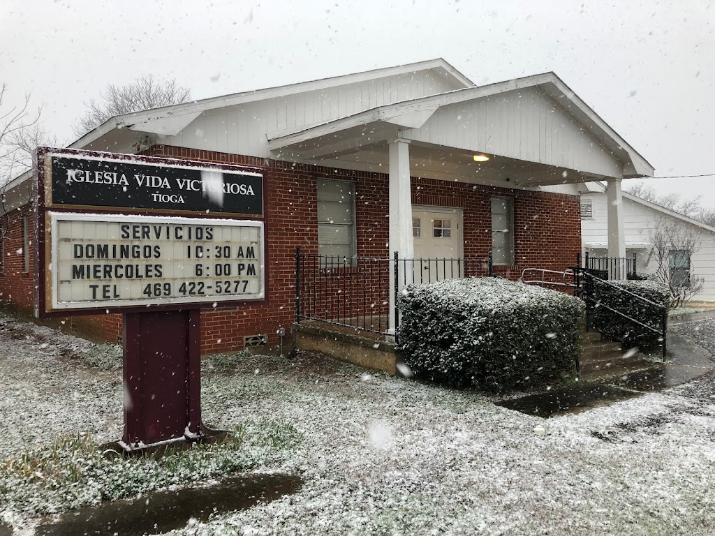 Iglesia Vida Victoriosa Tioga TX. | 101 S Porch St, Tioga, TX 76271, USA | Phone: (469) 659-3040
