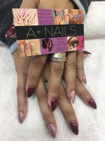 A Plus Nails & Hair | 2225 Plaza Pkwy, Modesto, CA 95350, USA | Phone: (209) 575-5019