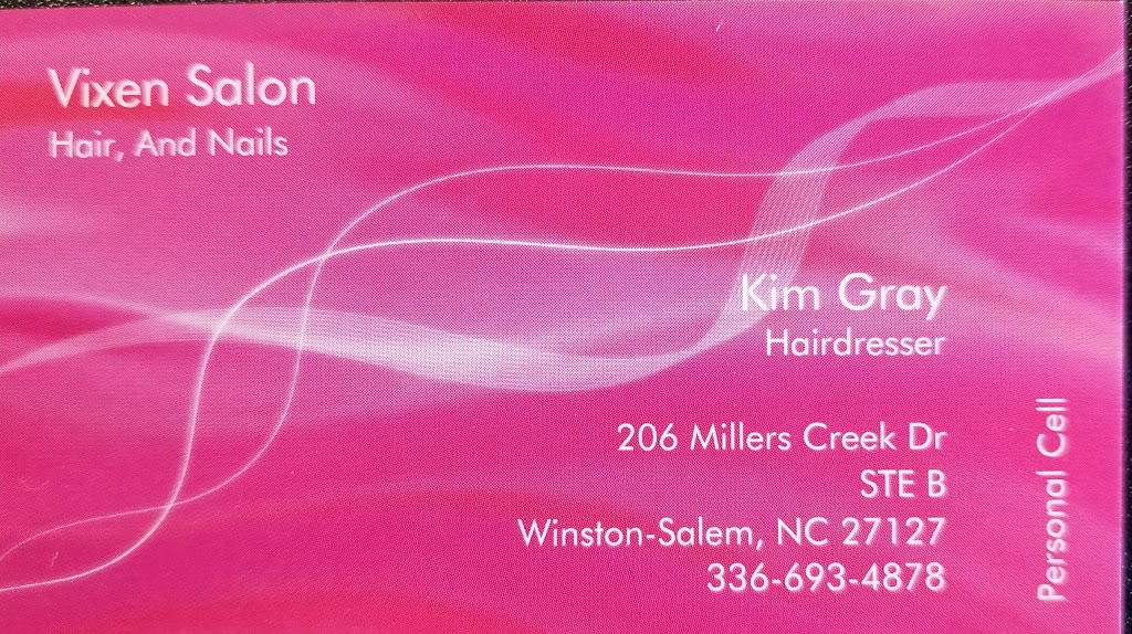 Vixen Salon | 206 Millers Creek Dr suite b, Winston-Salem, NC 27127, USA | Phone: (336) 749-7823