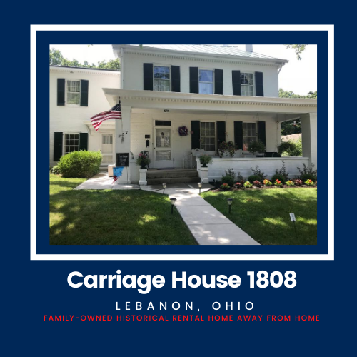 Carriage House 1808 | 229 S Mechanic St, Lebanon, OH 45036, USA | Phone: (614) 562-7717
