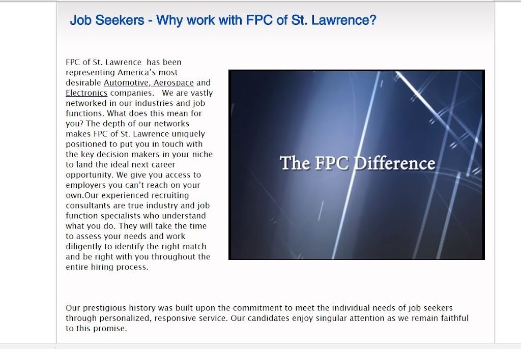 FPC of St. Lawrence | 18 Division St #313, Saratoga Springs, NY 12866, USA | Phone: (518) 831-7111