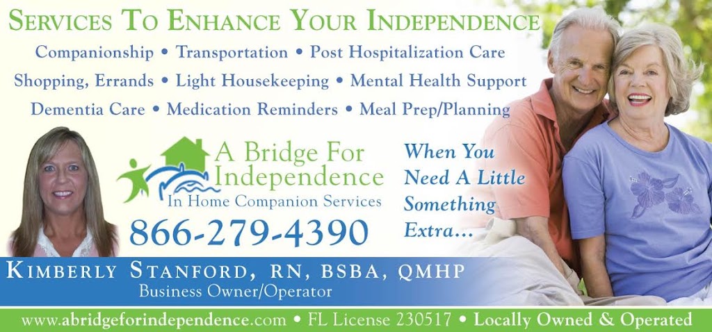 A Bridge For Independence LLC | 7723 Holiday Dr, Sarasota, FL 34231, USA | Phone: (941) 925-2433