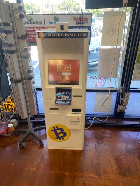 InstaBitATM Bitcoin ATM | 19027 Bushard St, Huntington Beach, CA 92646, USA | Phone: (858) 866-9880