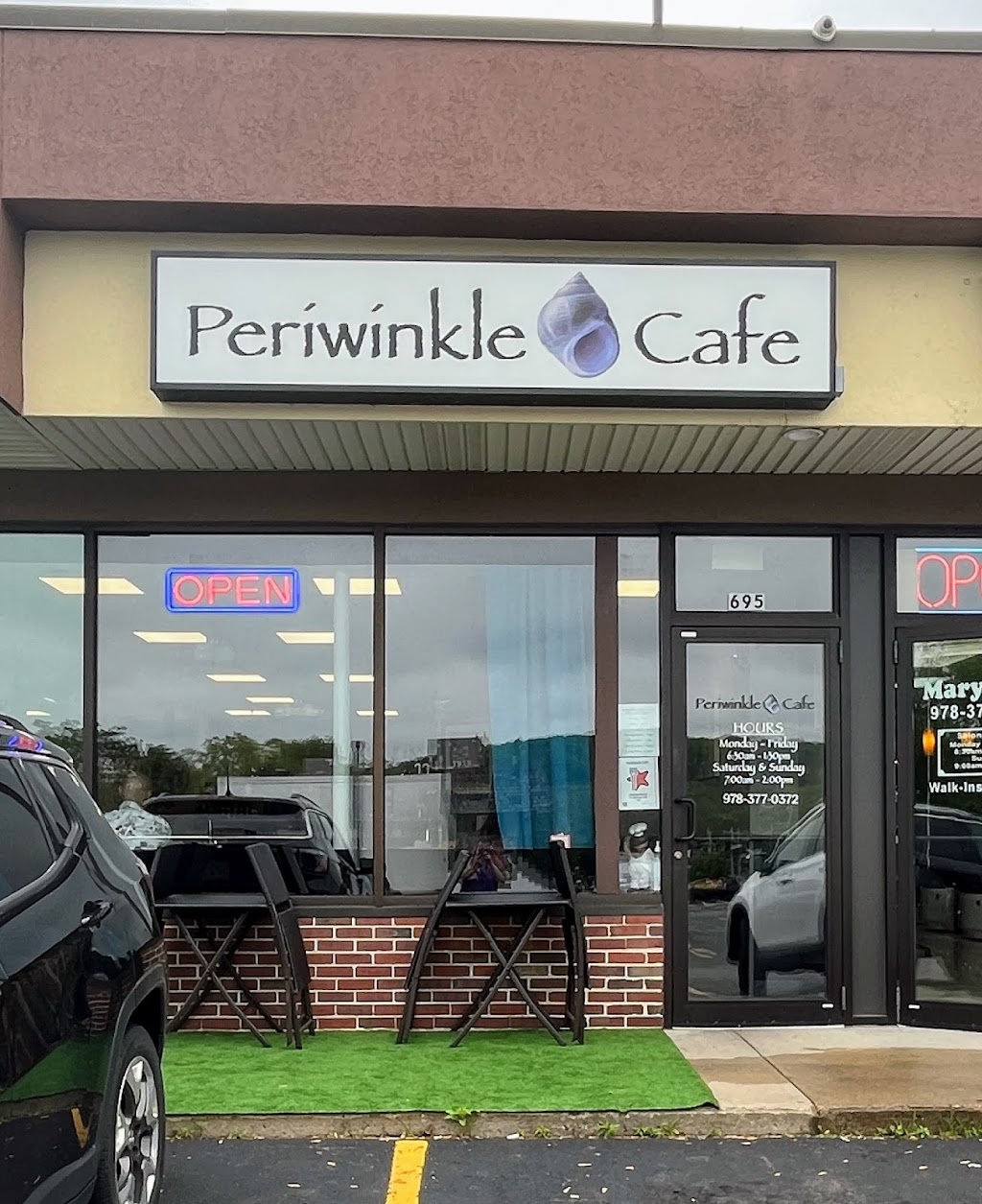 Periwinkle Cafe | 695 S Main St, Haverhill, MA 01835, USA | Phone: (978) 377-0372