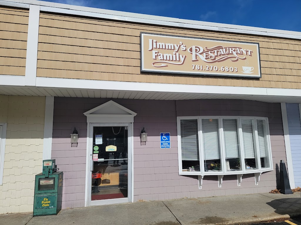 Jimmys Family Restaurant | 279 Cambridge St #5a, Burlington, MA 01803, USA | Phone: (781) 270-6803