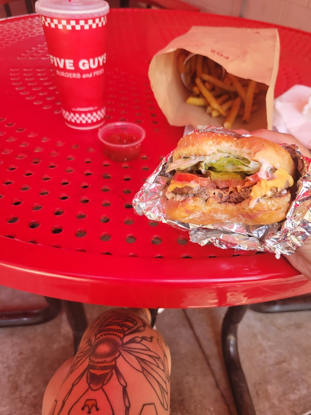 Five Guys | 4413 Town Center Pkwy Unit 401, Jacksonville, FL 32246, USA | Phone: (904) 996-6900