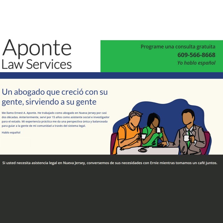 Aponte Law Services | 511 Locust St, Hammonton, NJ 08037, USA | Phone: (609) 317-6116