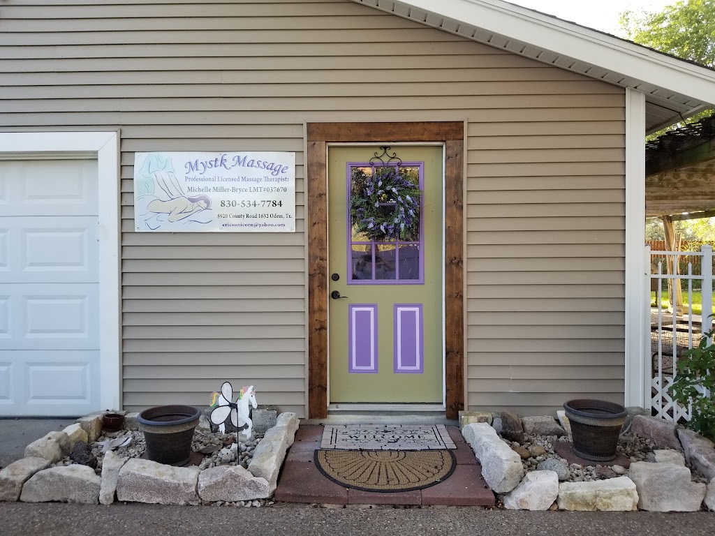 Mystk Massage | 5920 County Rd 1632, Odem, TX 78370, USA | Phone: (830) 534-7784