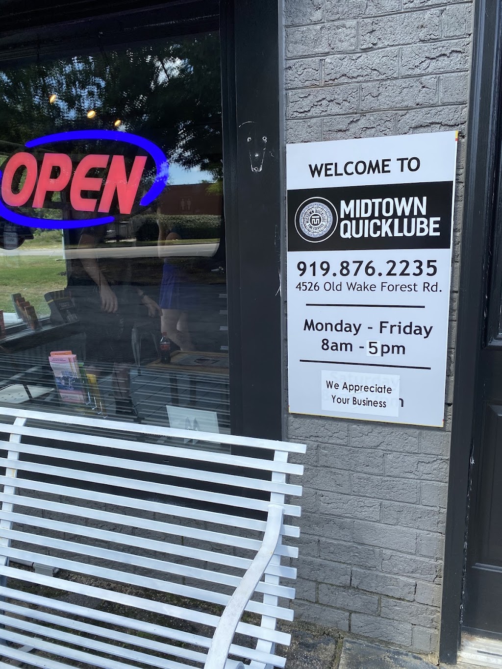 MIDTOWN QUICKLUBE, TIRE & SERVICE | 4526 Old Wake Forest Rd, Raleigh, NC 27609, USA | Phone: (919) 876-2235