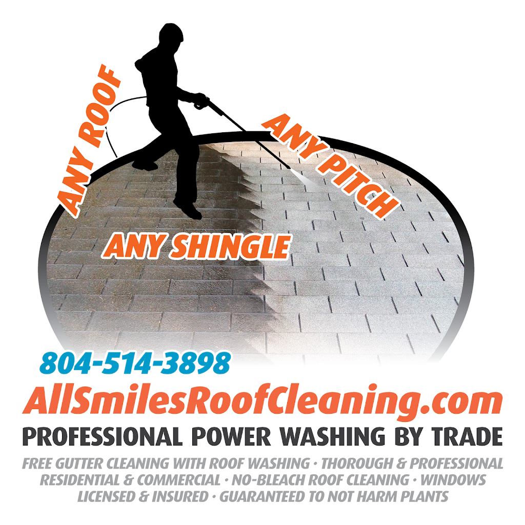 All Smiles Roof Cleaning | 13711-23 Rockahock Rd, Lanexa, VA 23089, USA | Phone: (804) 514-3898