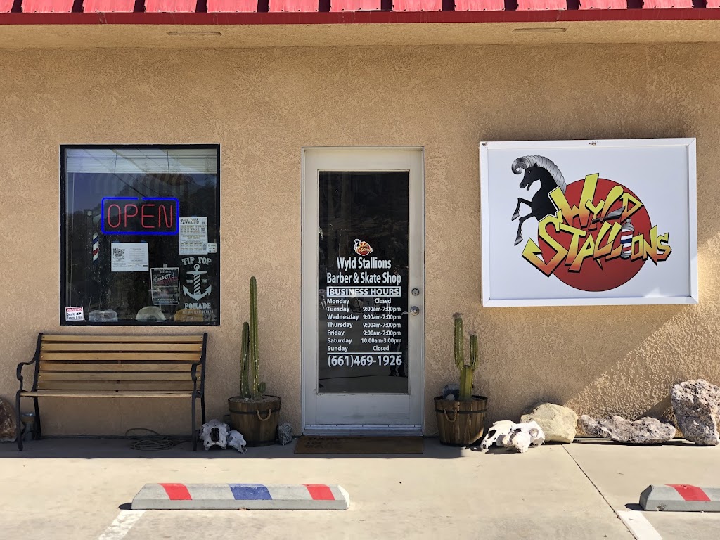 Wyld Stallions Barber & Skate Shop | 27750 Stallion Springs Dr Suite D, Tehachapi, CA 93561, USA | Phone: (661) 469-1926