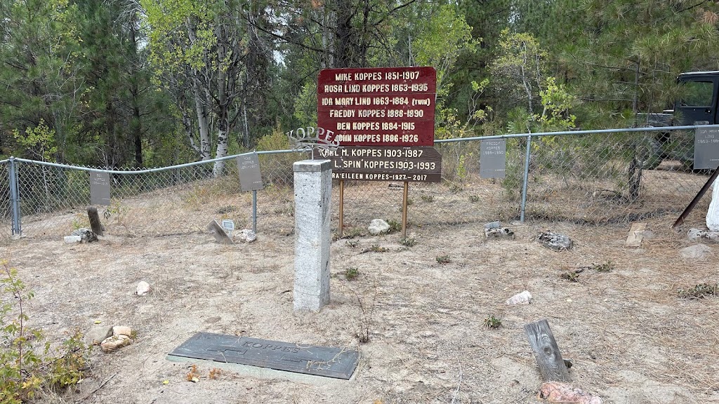 Koppes Cemetery-Pioneerville & | W493+6F, Centerville, ID 83631, USA | Phone: (208) 859-2400