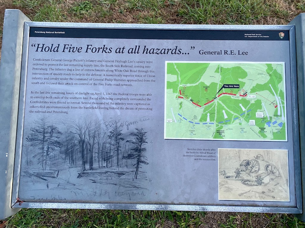 Five Forks Battlefield | Church Rd, VA 23833, USA | Phone: (804) 469-4093