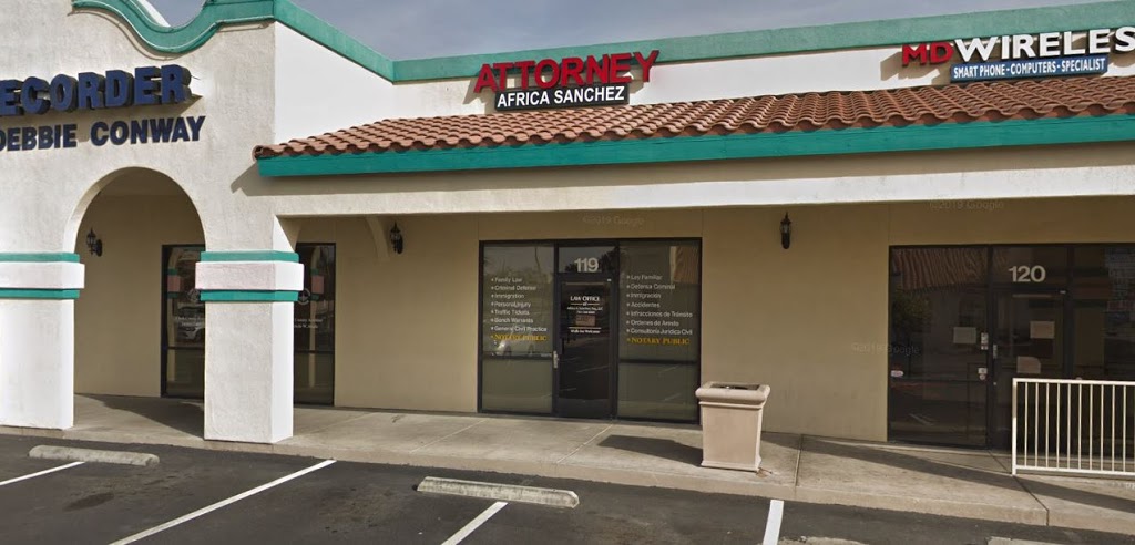 Africa A. Sanchez Law Offices | 3211 N Tenaya Way #119, Las Vegas, NV 89129, USA | Phone: (702) 744-8081