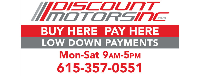 Discount Motors, Inc | 1415 Robinson Rd, Old Hickory, TN 37138, USA | Phone: (615) 357-0551