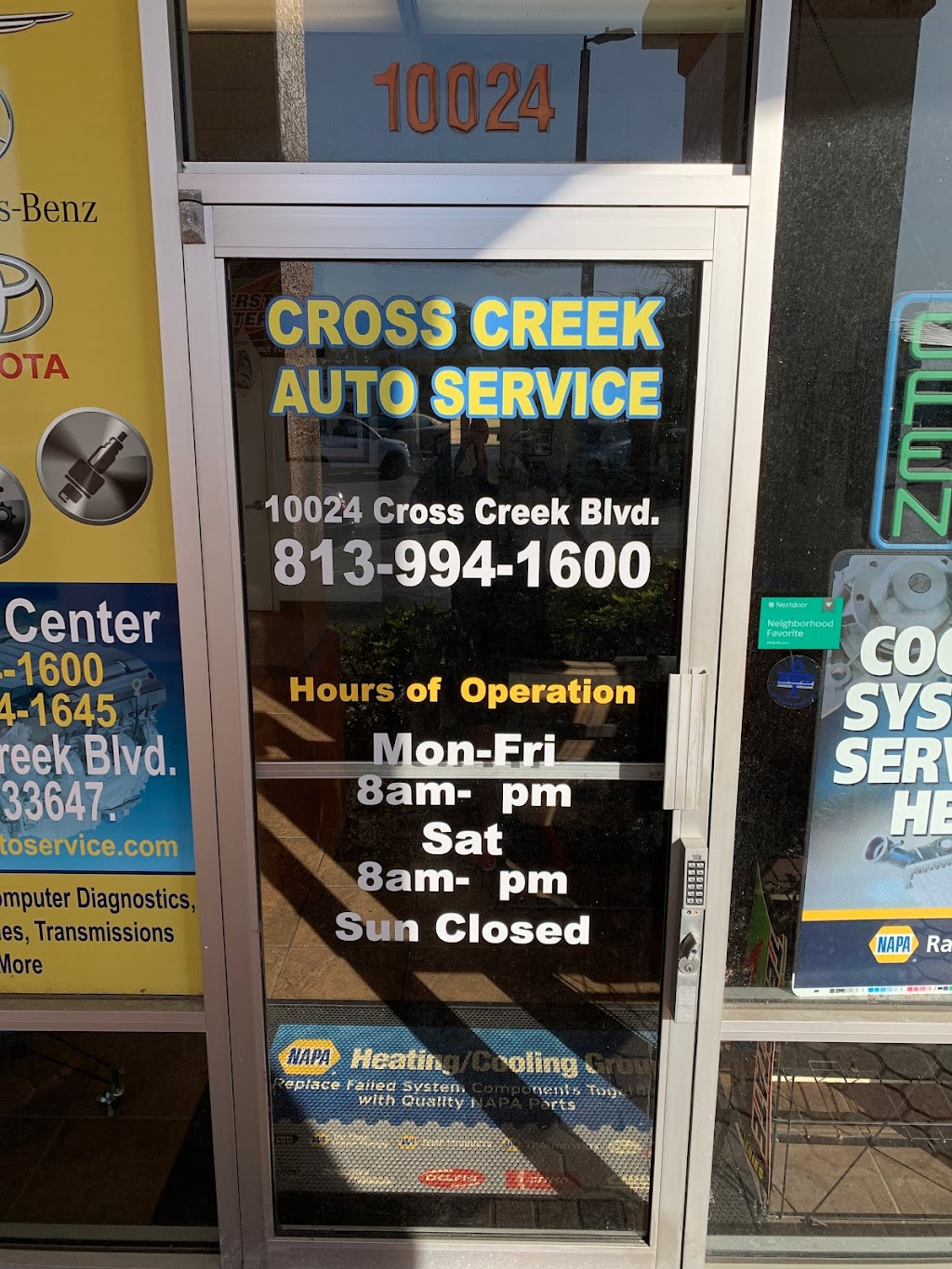 Cross Creek Auto Service | 10024 Cross Creek Blvd, Tampa, FL 33647, USA | Phone: (813) 994-1600