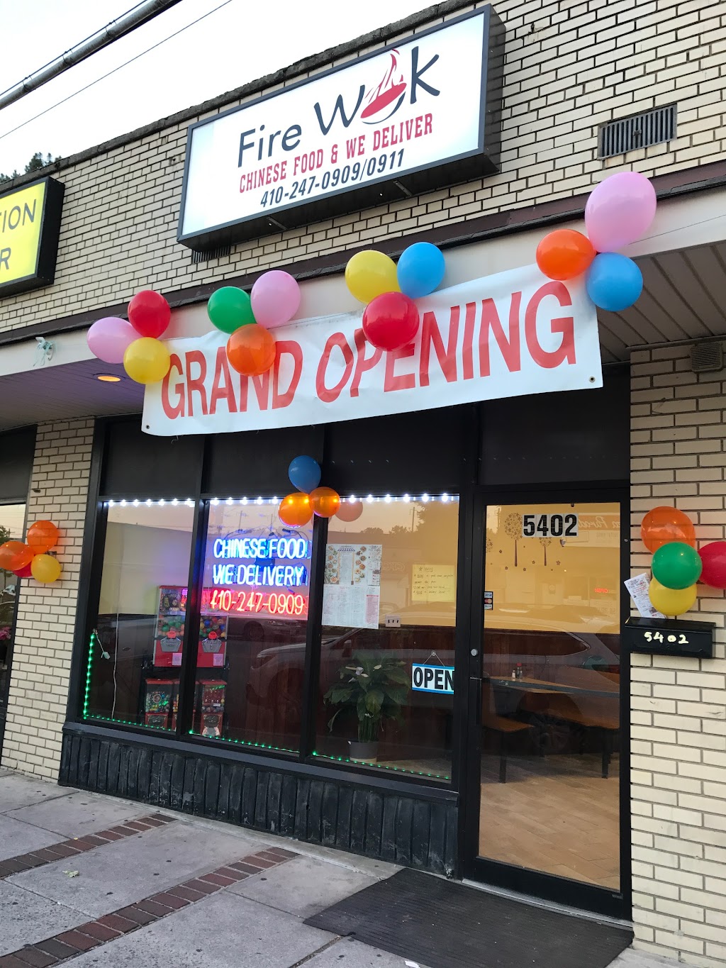 Fire Wok Chinese Restaurant | 5402 East Dr, Arbutus, MD 21227, USA | Phone: (410) 247-0909