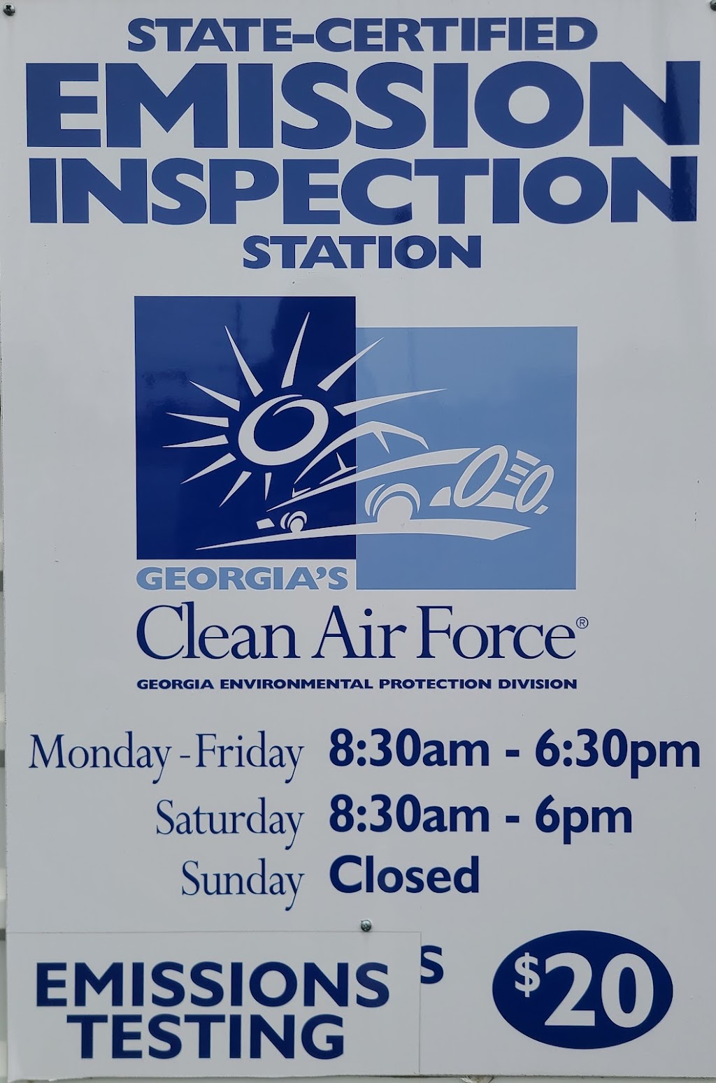 Blue Sky Emissions #2 | 5416 Covington Hwy, Decatur, GA 30035, USA | Phone: (470) 219-5559