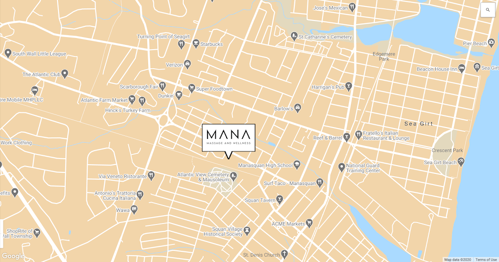 MANA Massage & Wellness | 200 Atlantic Ave, Manasquan, NJ 08736, USA | Phone: (732) 474-8728