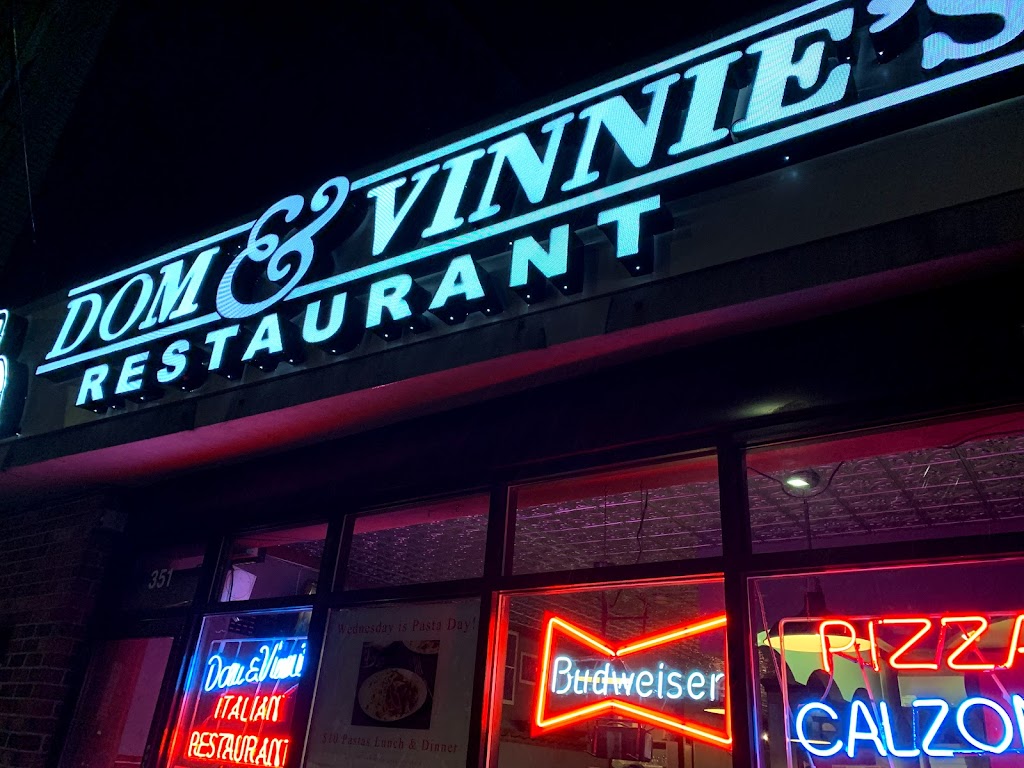 Dom & Vinnies Restaurant | 351 Saw Mill River Rd, Yonkers, NY 10701, USA | Phone: (914) 476-6666