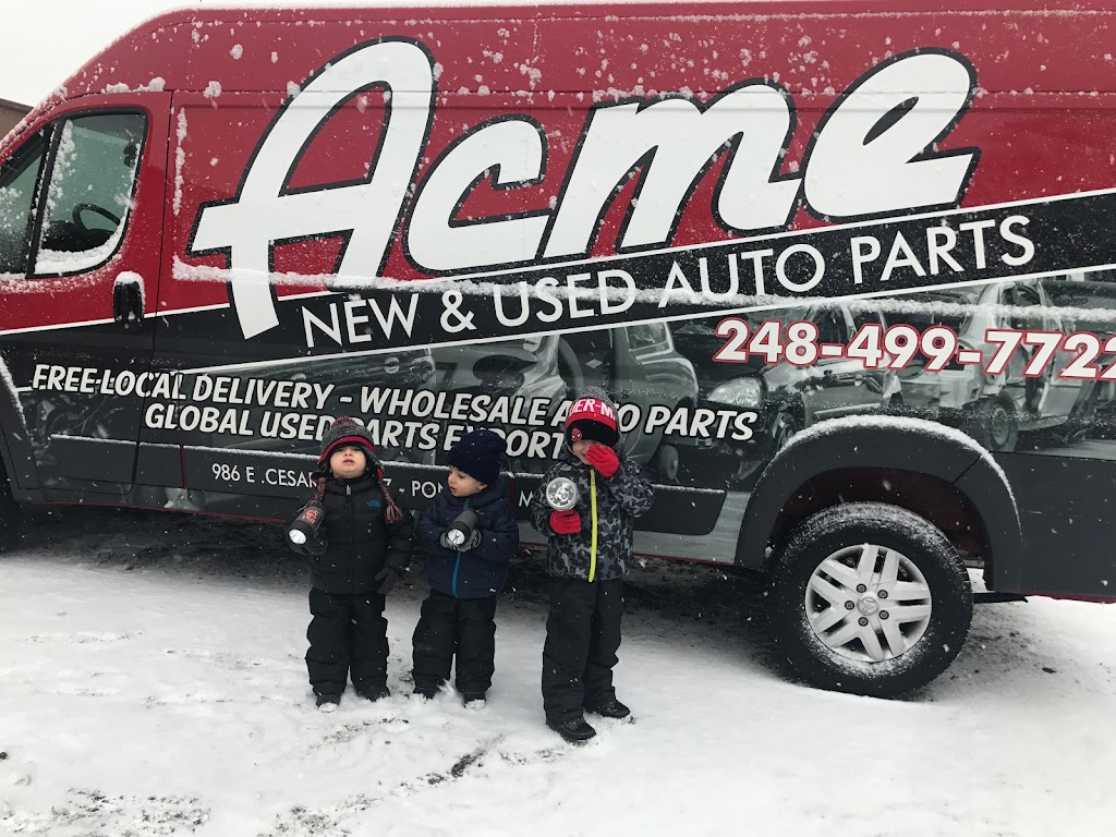 Acme Auto Parts | 986 Cesar E Chavez Ave, Pontiac, MI 48340, USA | Phone: (248) 499-7722