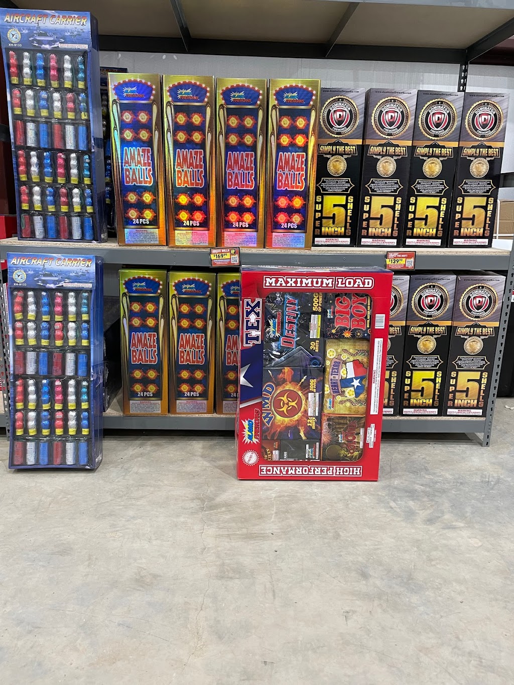 Alamo Fireworks Megastore | 3381 W, Farm to Market Rd 720, Little Elm, TX 75068, USA | Phone: (210) 667-1106