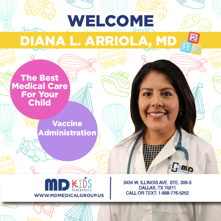 MD Kids Pediatrics | 3434 W Illinois Ave #306-3, Dallas, TX 75211, USA | Phone: (214) 623-1900