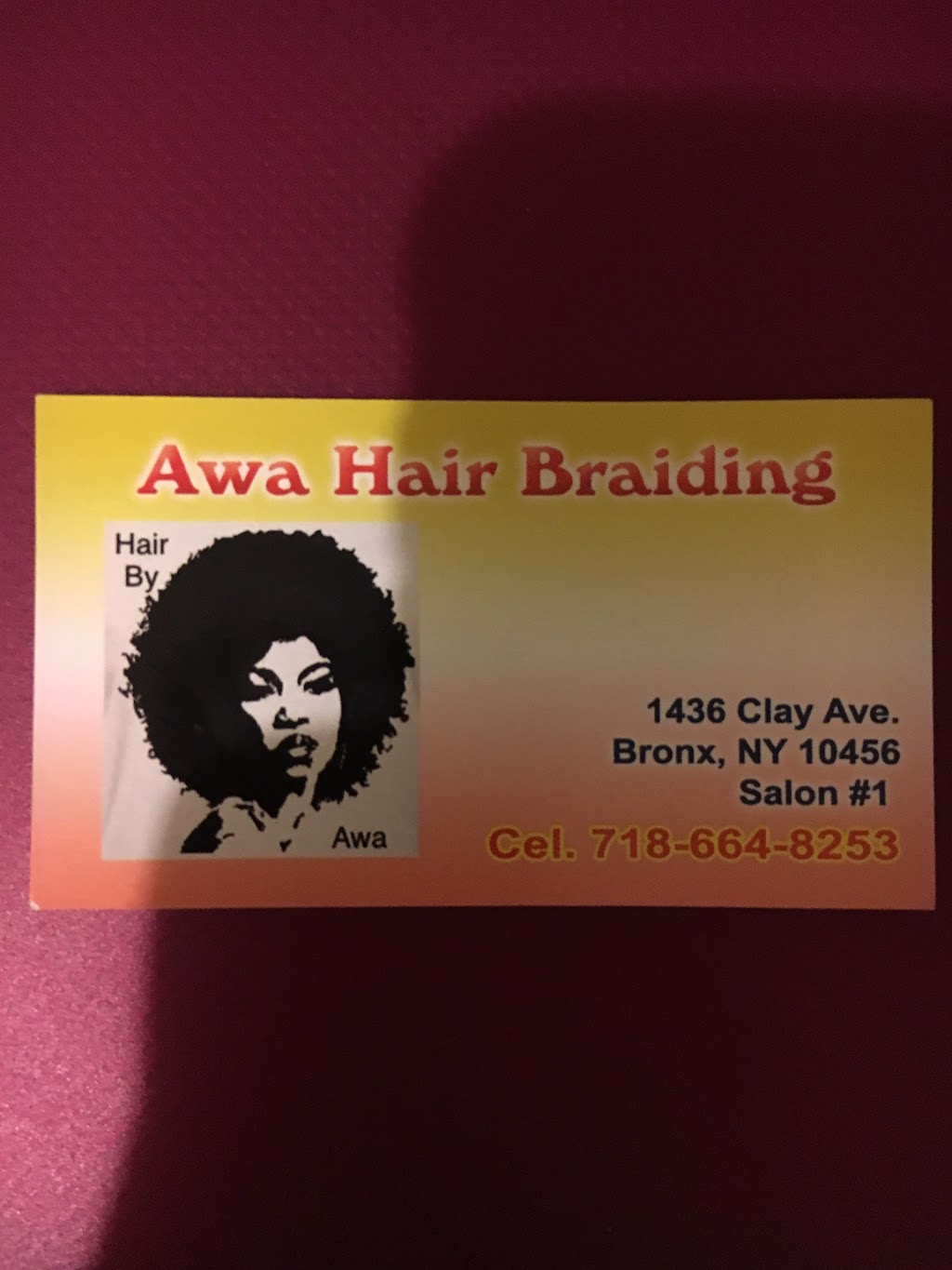 Awa Hair Braiding | 1436 Clay Ave, The Bronx, NY 10456, USA | Phone: (718) 664-8253
