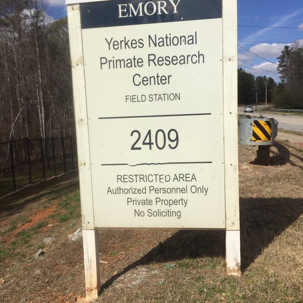 Emory National Primate Research Center | 2409 Taylor Rd, Suwanee, GA 30024, USA | Phone: (404) 727-7707