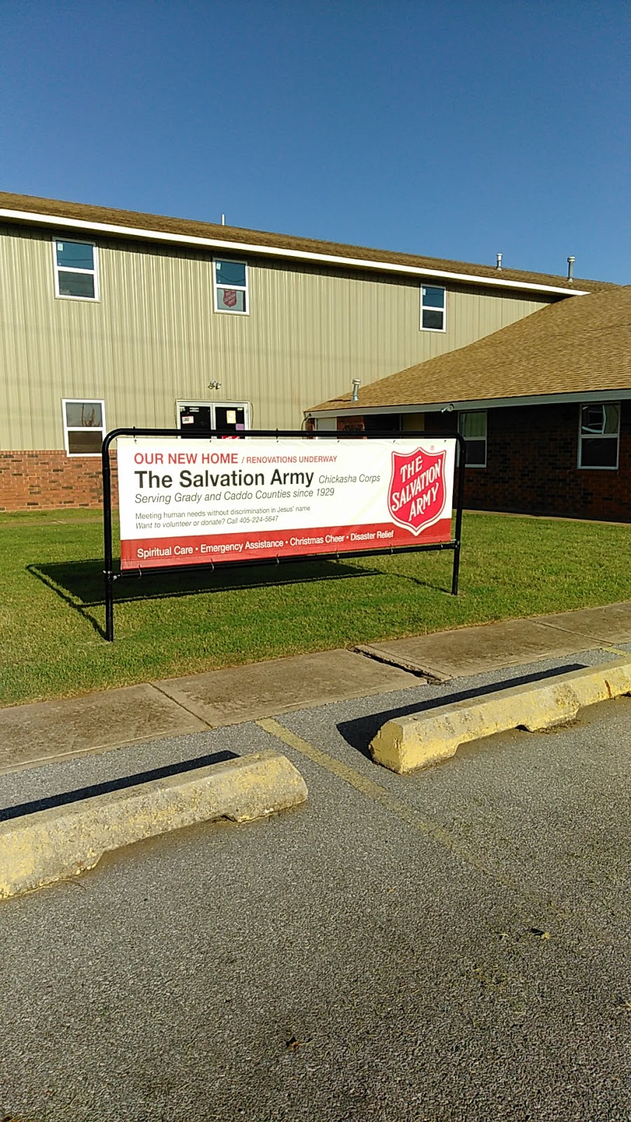 Salvation Army | 2402 S 16th St, Chickasha, OK 73018, USA | Phone: (405) 224-5647