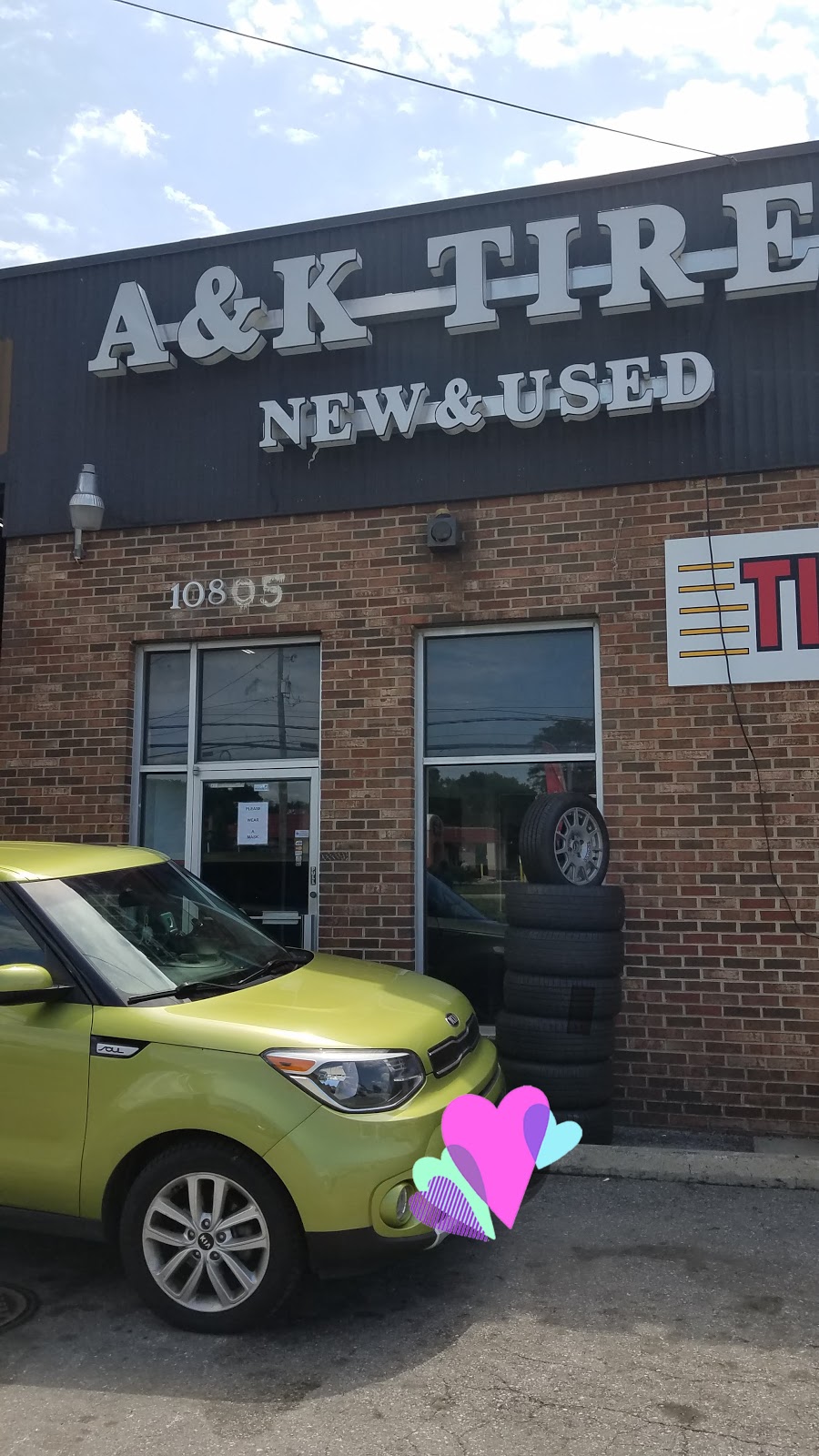 A&K Tires, Inc | 10805 Baltimore Ave, Beltsville, MD 20705, USA | Phone: (301) 937-4333