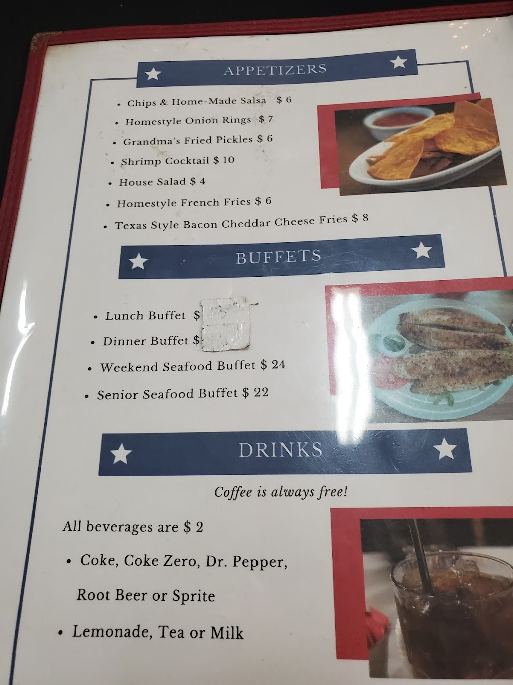 Bubba Jeans Steak & Seafood Restaurant | 5075 SE McKinney St, Rice, TX 75155, USA | Phone: (903) 396-2574